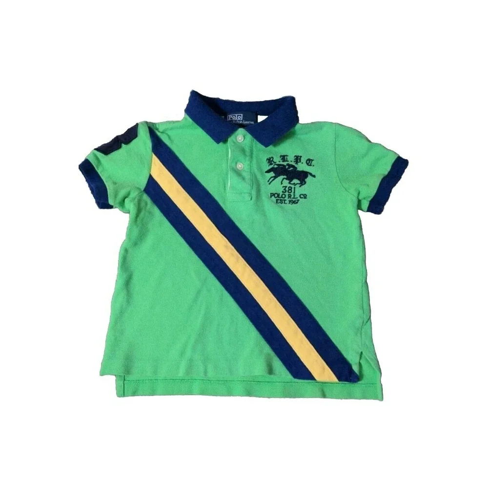 Polo Ralph Lauren Pony Logo Shirt Childs 2/2T Polo‎ Preppy Classic Stylish